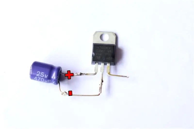 470uf Capacitor ን ያገናኙ