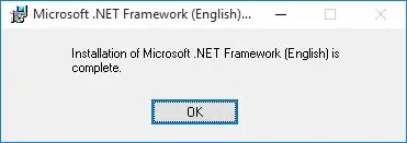 . NET Framework 1.0 را نصب کنید