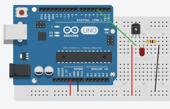 Montering av en prototype Arduino -fjernkontroll