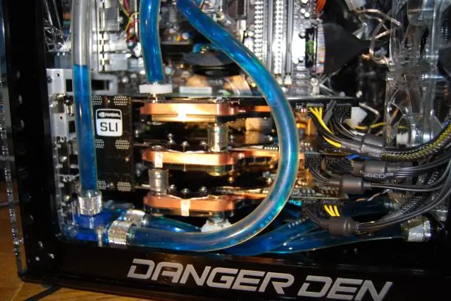 Danger Den / Nvidia Tri SLI Геймърски компютър с водно охлаждане: 7 стъпки