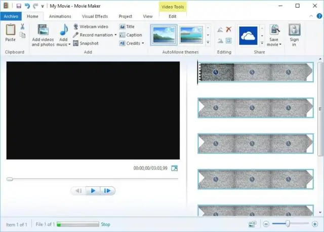 WINDOWS MOVIE MAKER MAFUNZO YA MSINGI: 6 Hatua