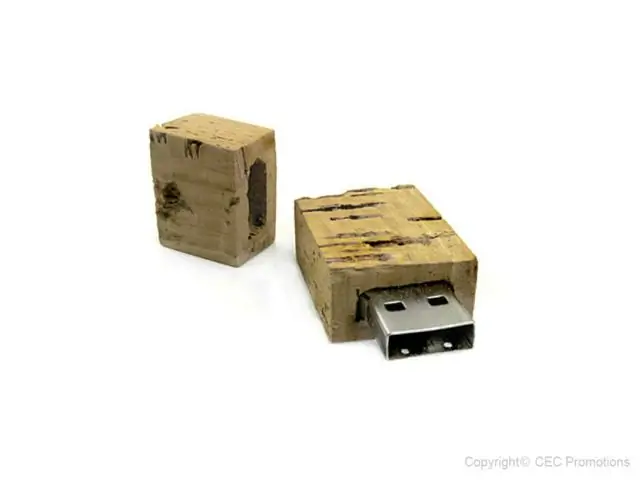 Cork USB / pen drive: 7 etapas