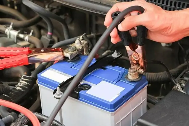 9 volt adapter van een lege batterij - Ajarnpa