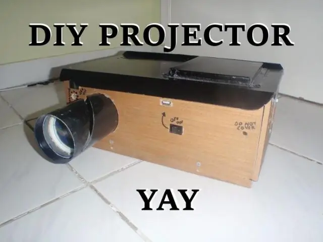 DIY multimedijski LED projektor (video priručnik): 23 koraka (sa slikama)