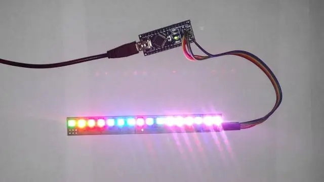 Božična zvezda z lučkami Arduino in RGB: 5 korakov (s slikami)