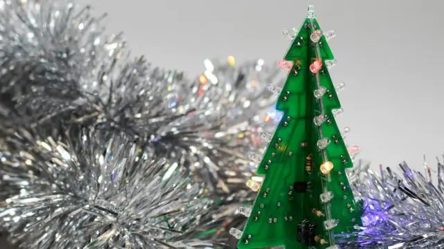 Stella dell'albero di Natale multicolore lampeggiante: 4 passaggi (con immagini)