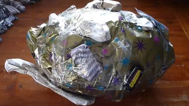 Light Up Bow from Saran Wrap and Hot Glue and LED Throwie: 6 քայլ (նկարներով)