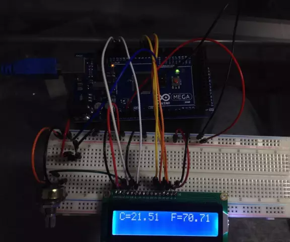 Cum se face ca un termometru și un LCD să funcționeze împreună ?: 10 pași