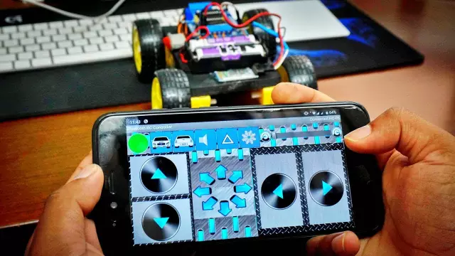 Машинка с дистанционным управлением Arduino Bluetooth: 12 шагов