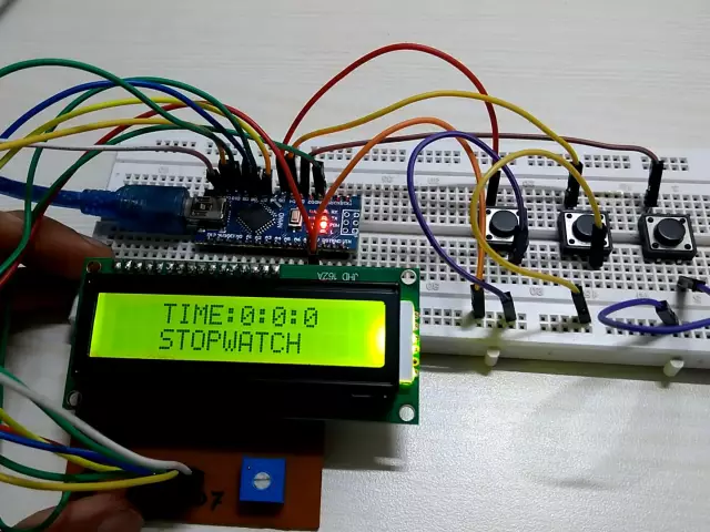 Arduino Watch: 12 qadam (rasmlar bilan)